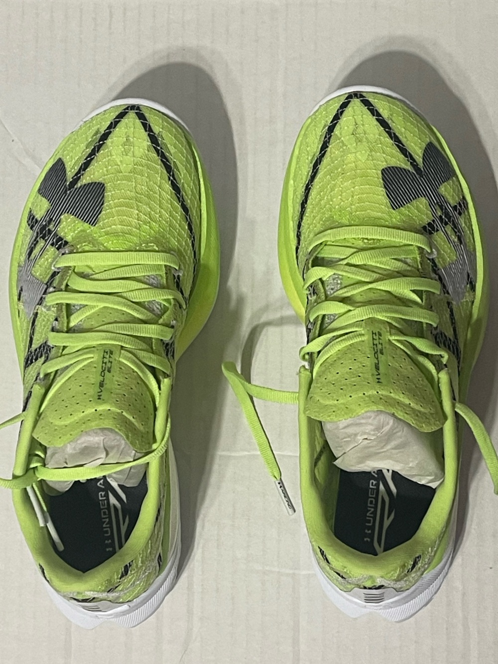 Under Armour Velociti Elite 2 - Unisex M6/W7.5 - Morph Green/Distant Grey - NIB - Picture 5 of 8